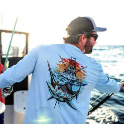 Ship Out UVX LS Fishing Sun Shirt | AFTCO