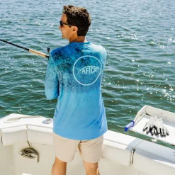 Shoreline UVX LS Sun Protection Fishing Shirt | AFTCO