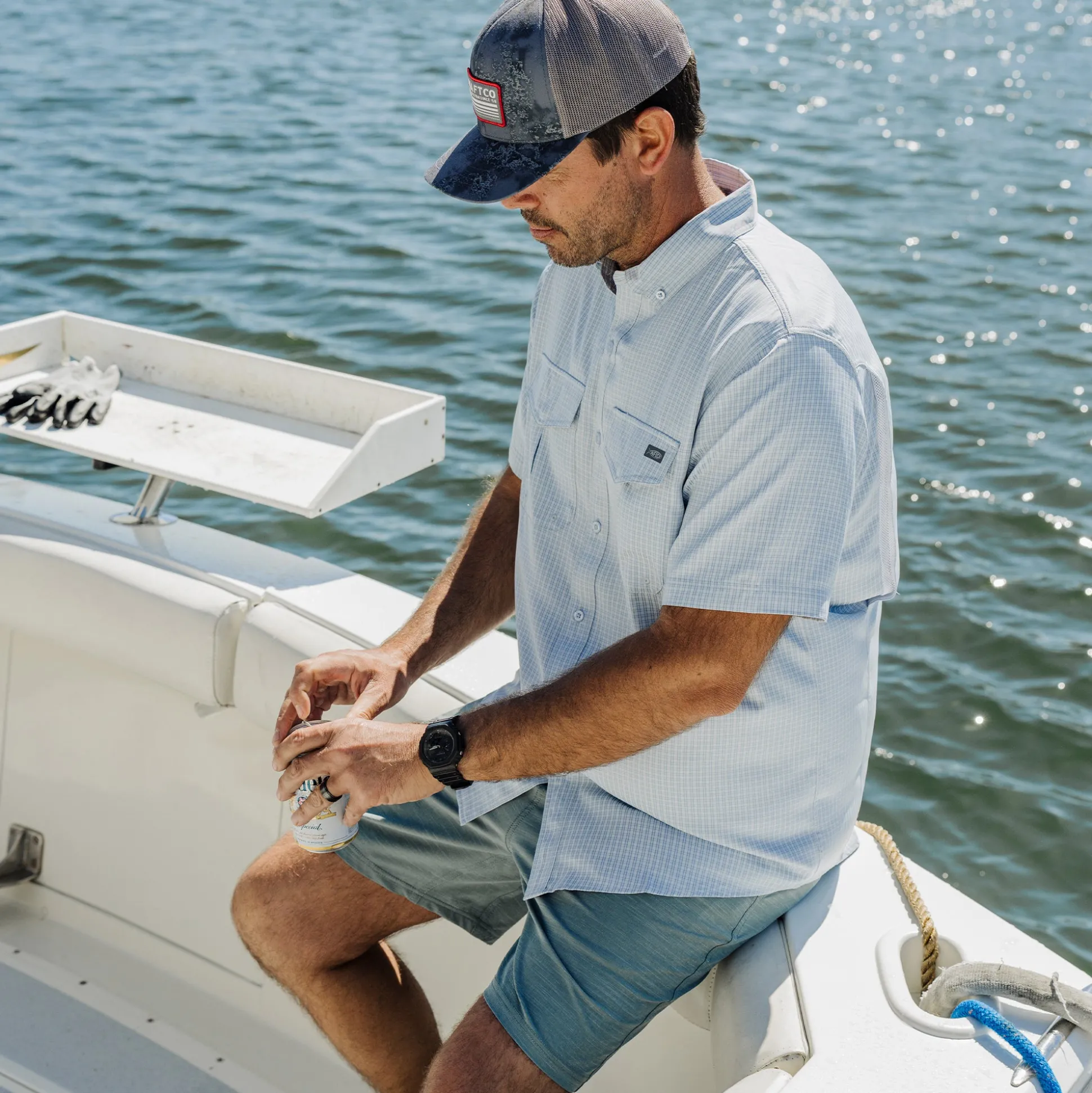 Sirius Tech SS Vented Fishing Shirt | AFTCO