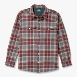 Stout Button Up Flannel Shacket | AFTCO