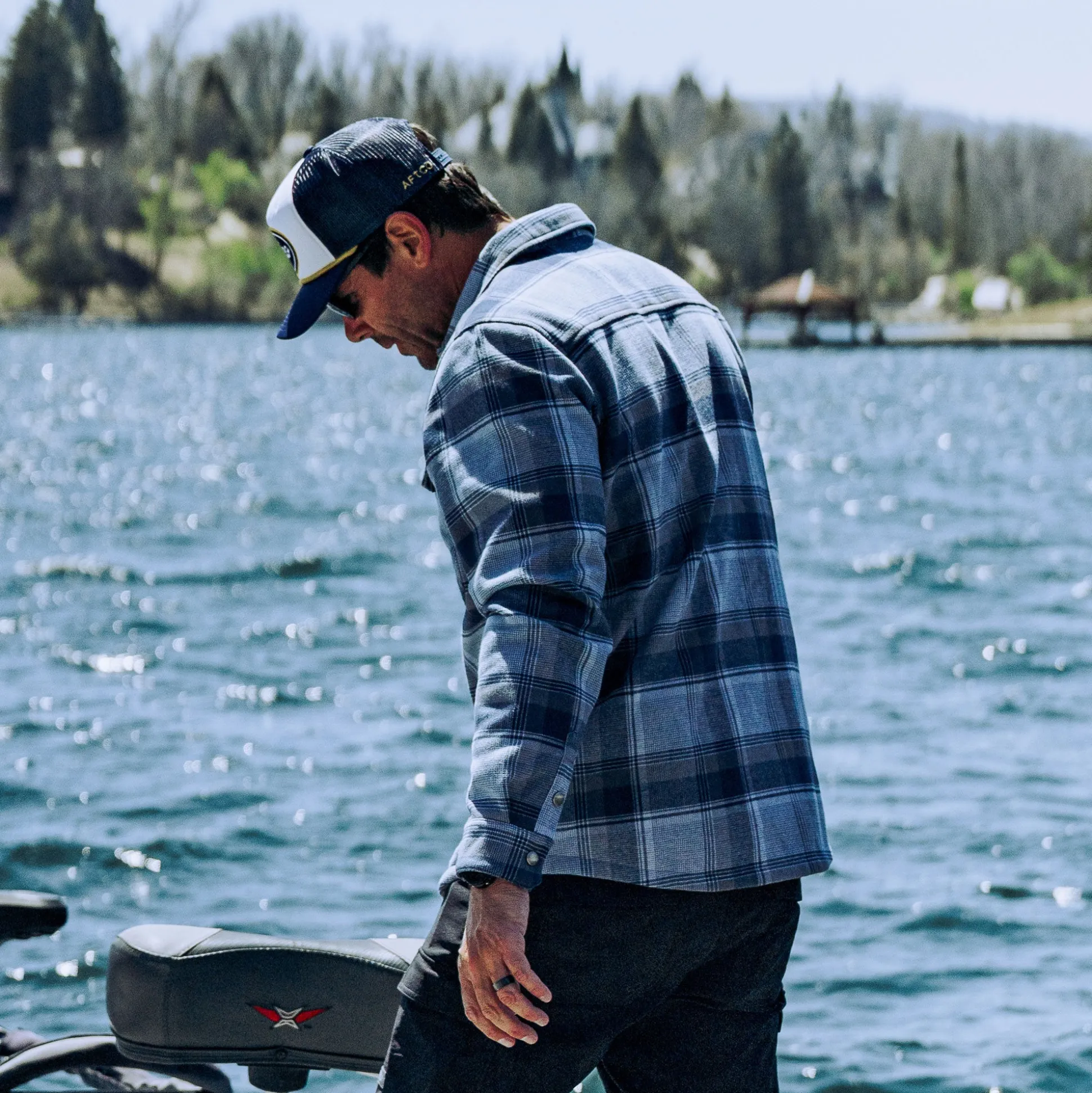 Stout Button Up Flannel Shacket | AFTCO