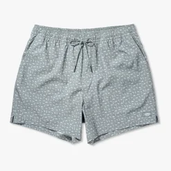 Strike Printed Swim Trunks | Deep Navy