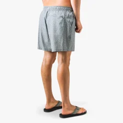 Strike Printed Swim Trunks | Deep Navy