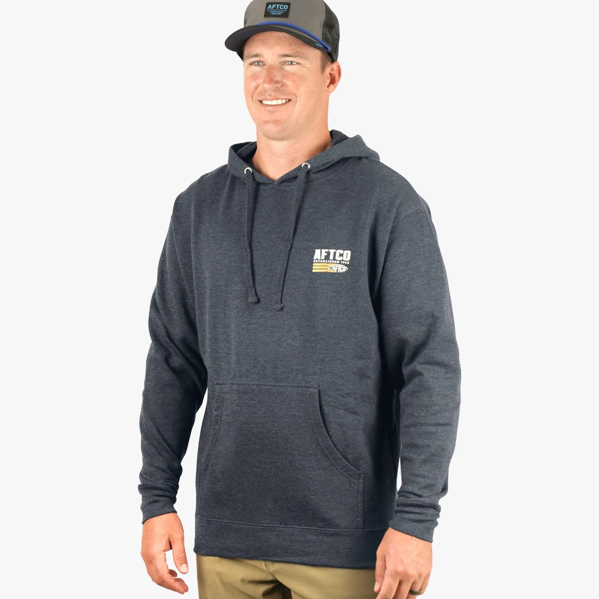 Strype Fleece Fishing Hoodie | AFTCO