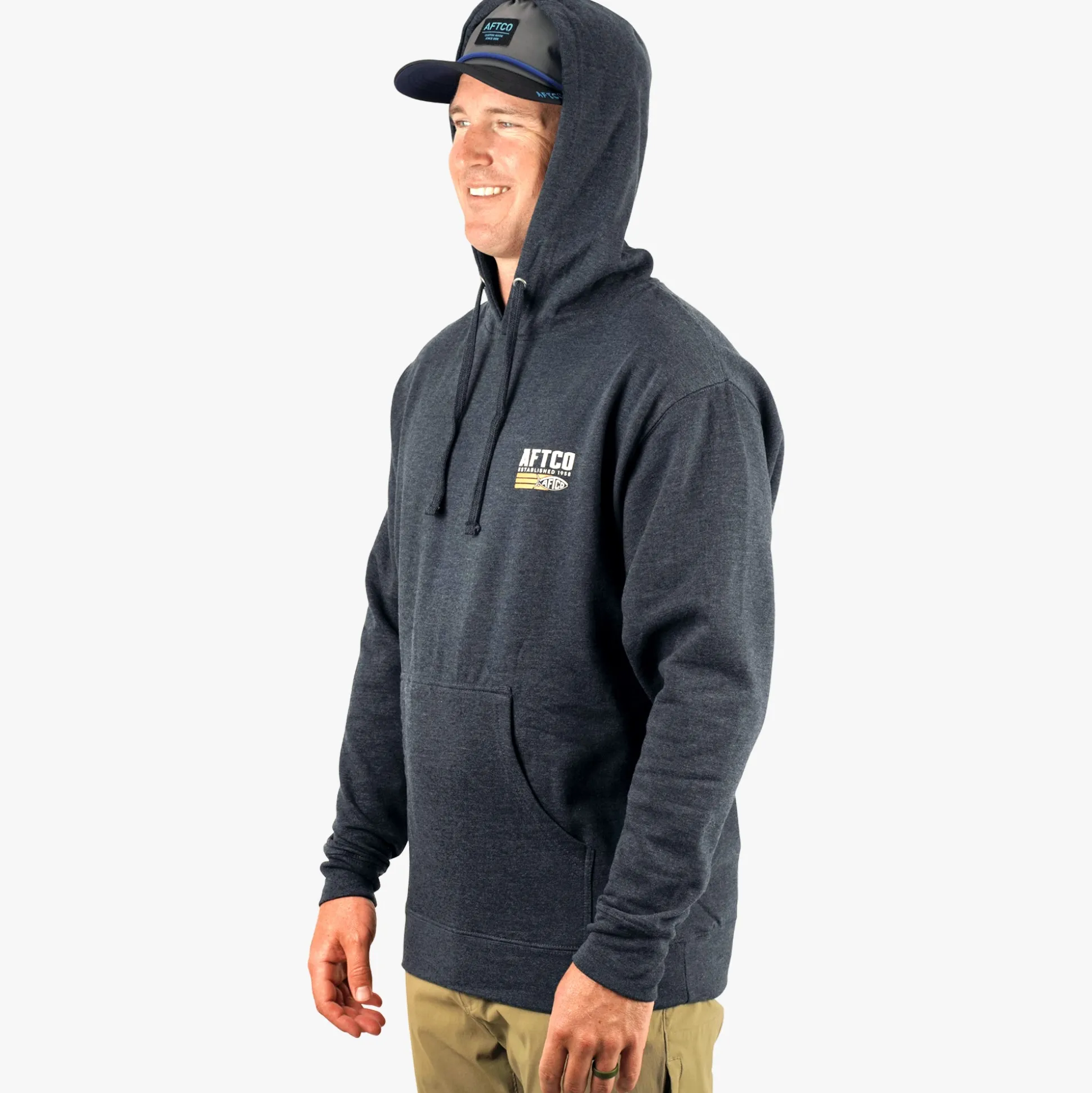 Strype Fleece Fishing Hoodie | AFTCO