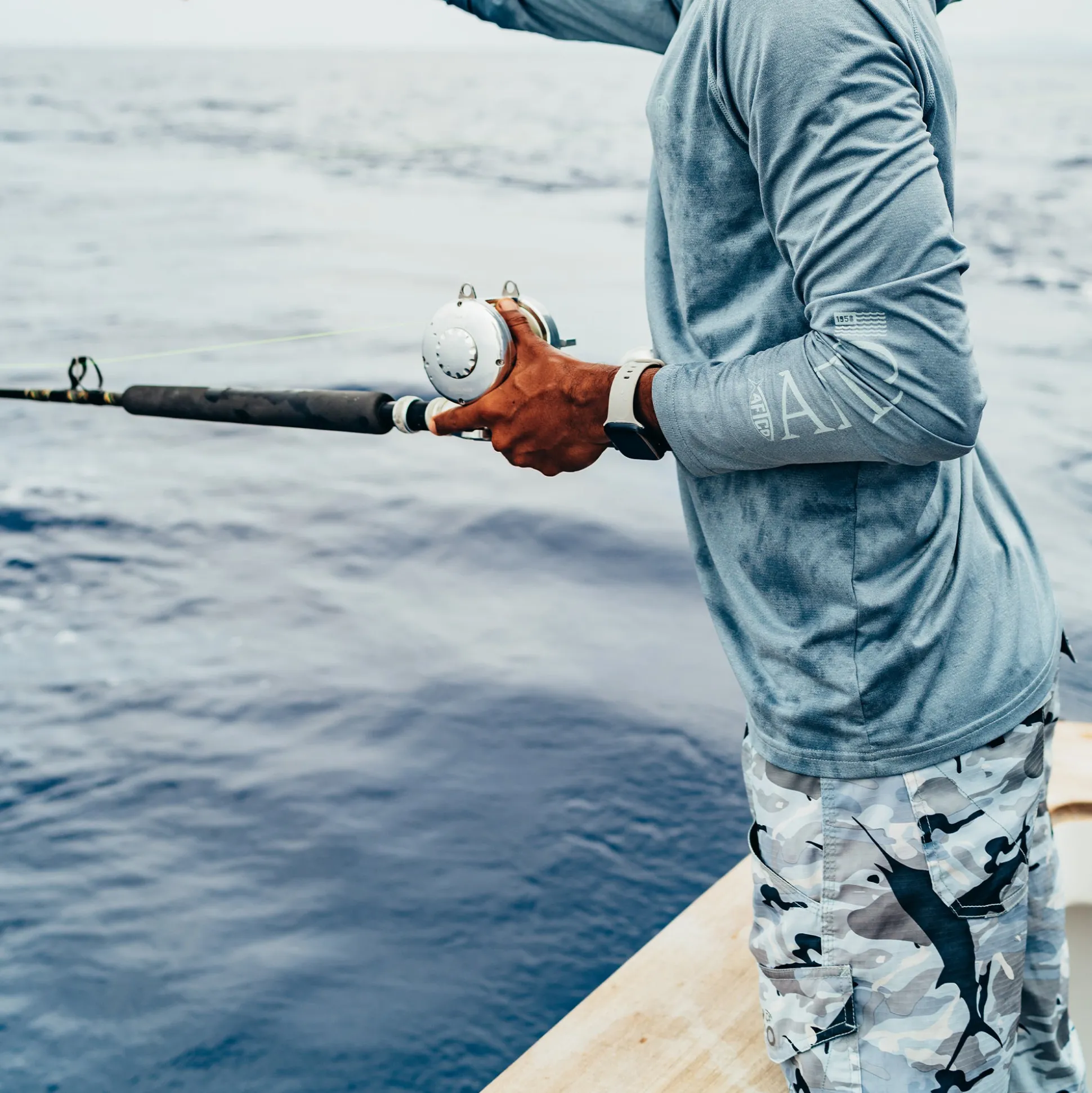 Tactical Camo Fishing Shorts - AFTCO