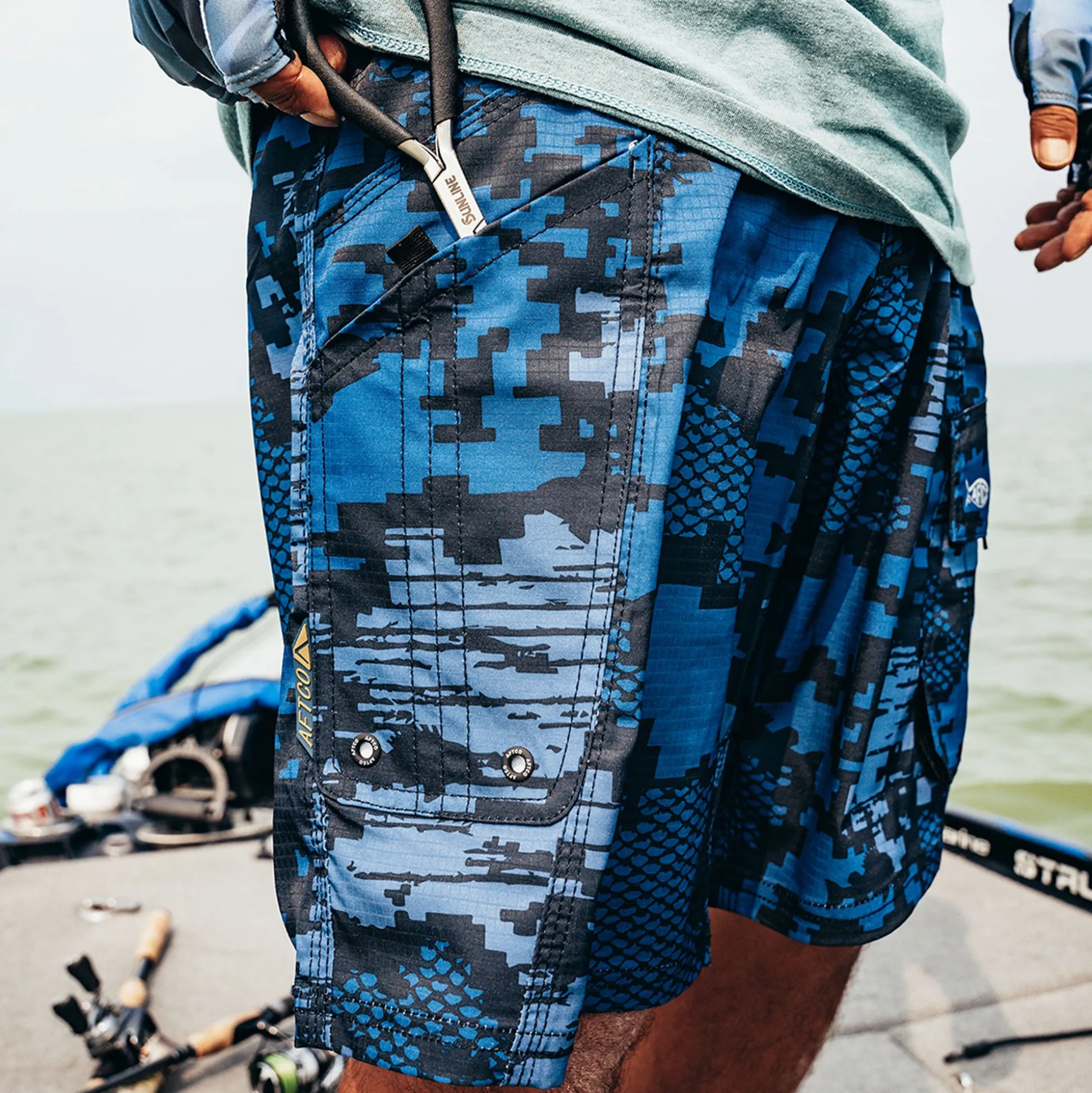 Tactical Camo Fishing Shorts - AFTCO