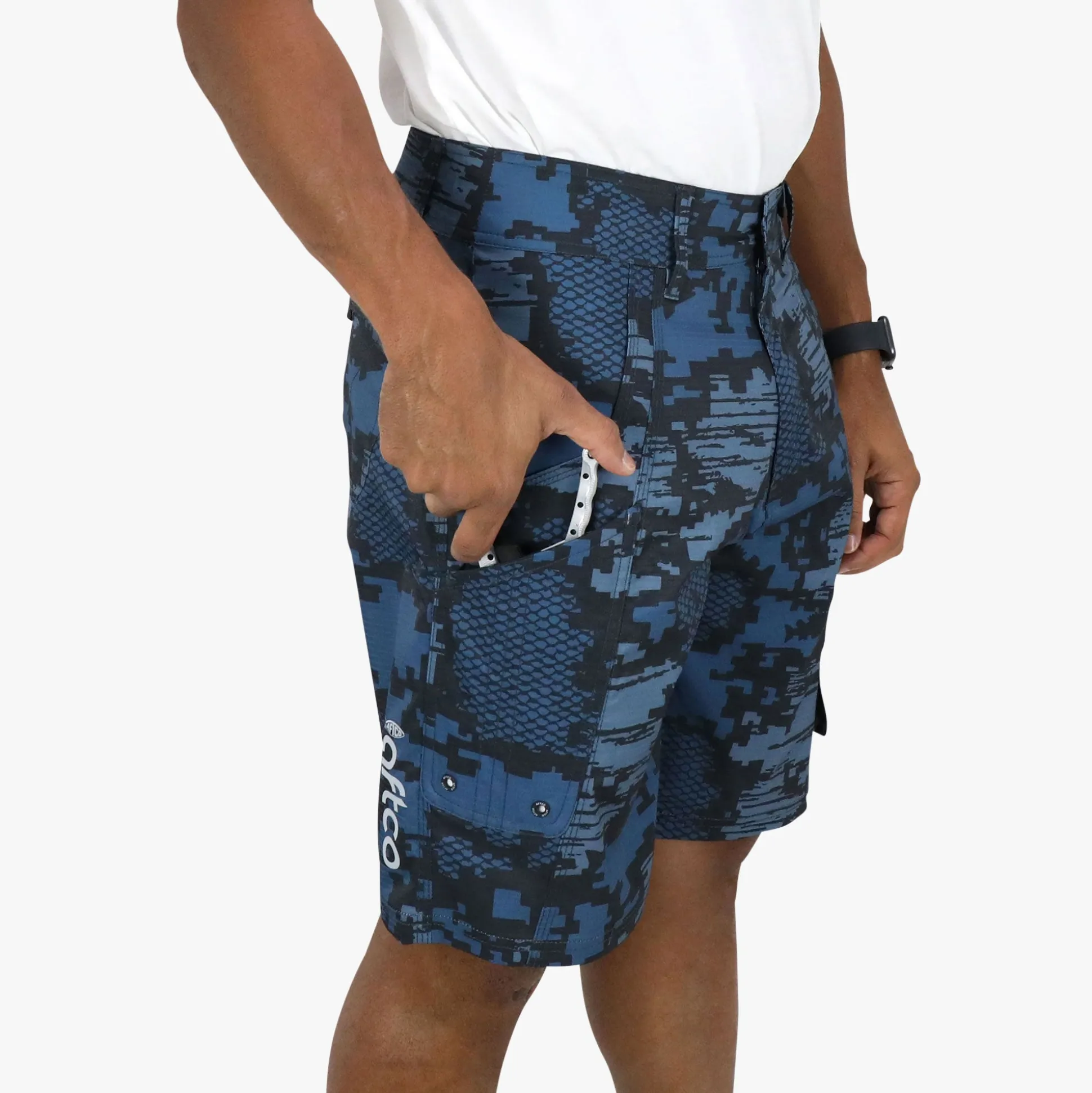 Tactical Camo Fishing Shorts - AFTCO