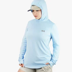 Women's Air O Mesh Hooded Fishing Shirt | AFTCO