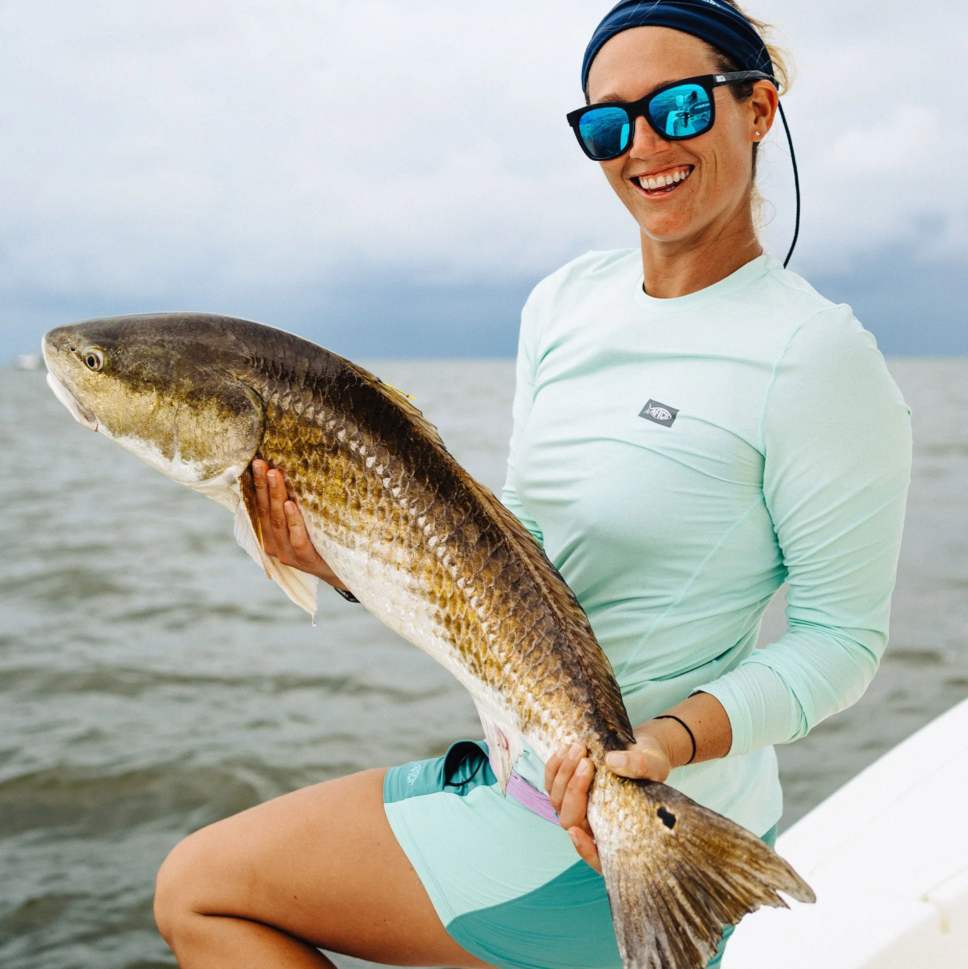 Women's Air O Mesh LS Performance Fishing Shirt | AFTCO