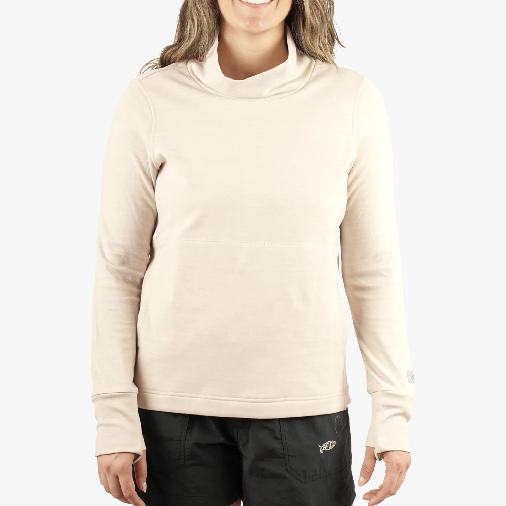Women's Coastal Layer Funnel Neck Sweater | AFTCO