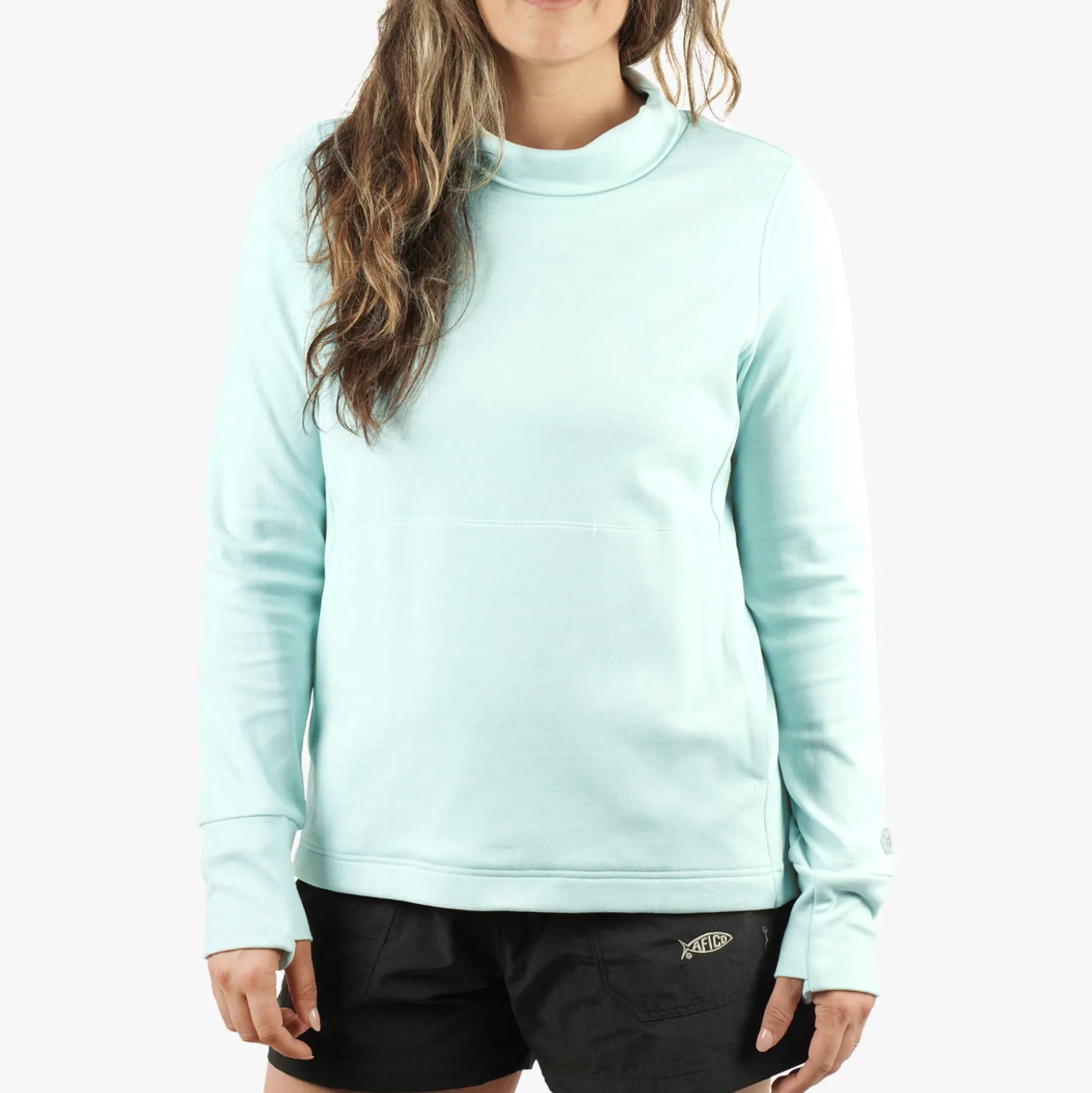 Women's Coastal Layer Funnel Neck Sweater | AFTCO