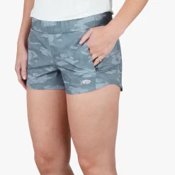 Women's Impact Camo Fishing Shorts | AFTCO