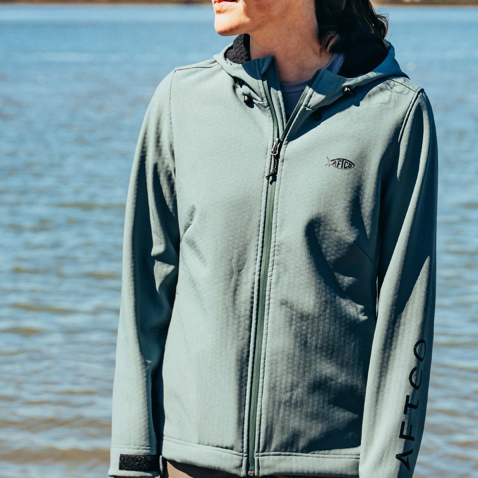 Womens Reaper Windproof Jacket - Softshell Zip Up | AFTCO