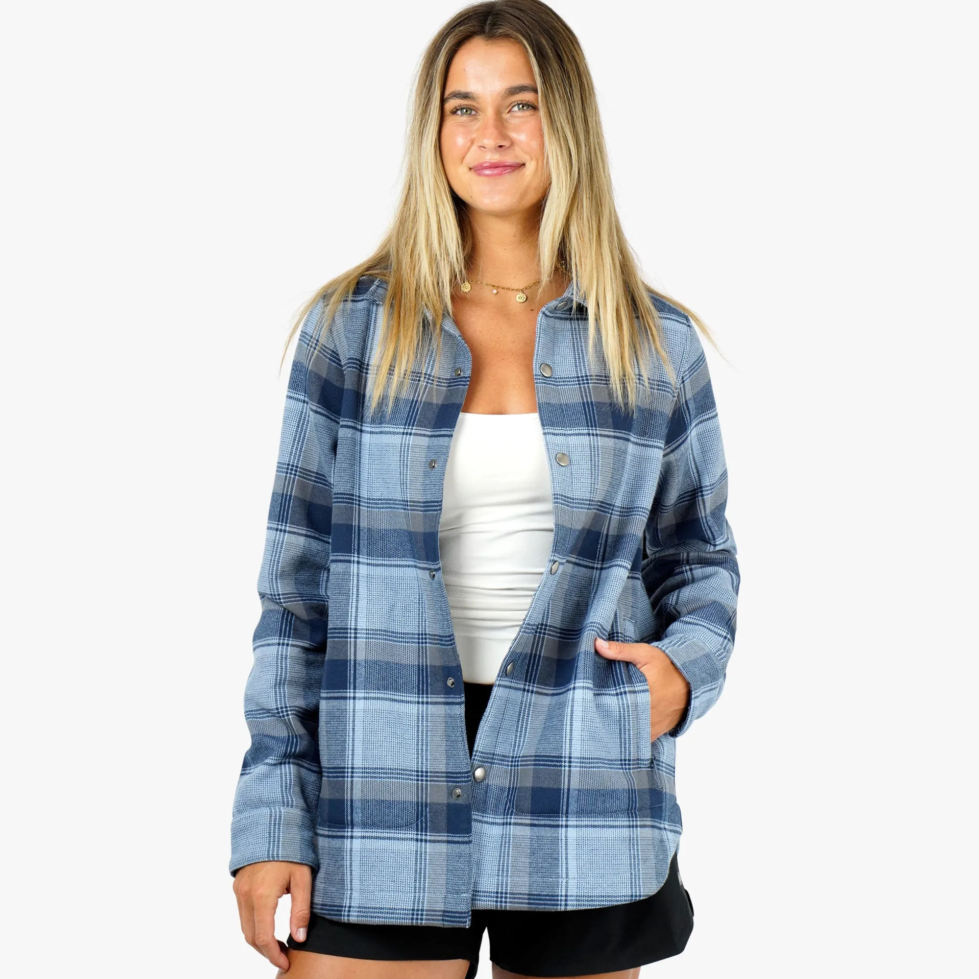 Women's Stout Button Up Shacket | AFTCO