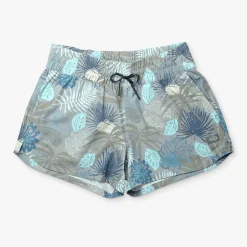 Women's Strike Printed Swim Shorts | Charcoal