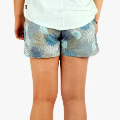 Women's Strike Printed Swim Shorts | Charcoal