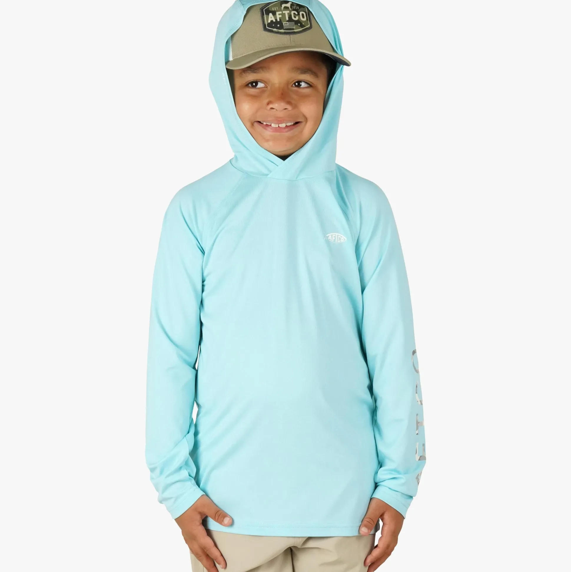 Youth Samurai Hood Performance LS Shirt